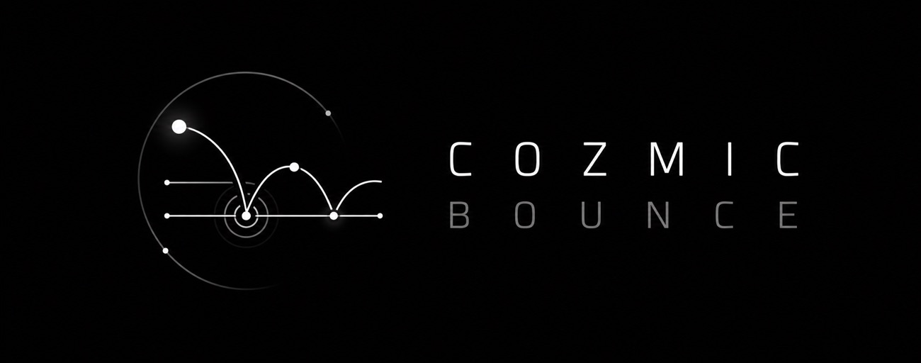 Cozmic Bounce: a ball bouncing in arcs around a core